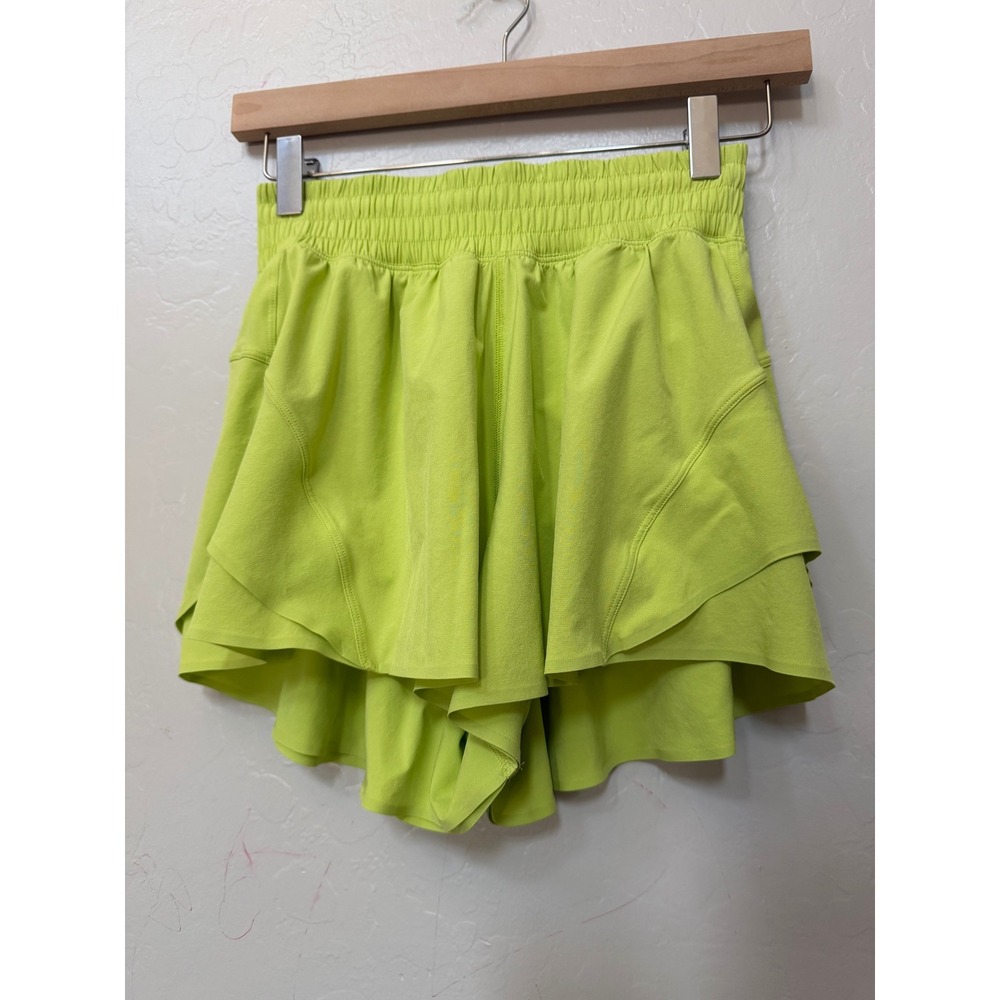 LULULEMON SZ XXS SHAKE IT OUT HIGH RISE RUNNING SHORT 2.5"